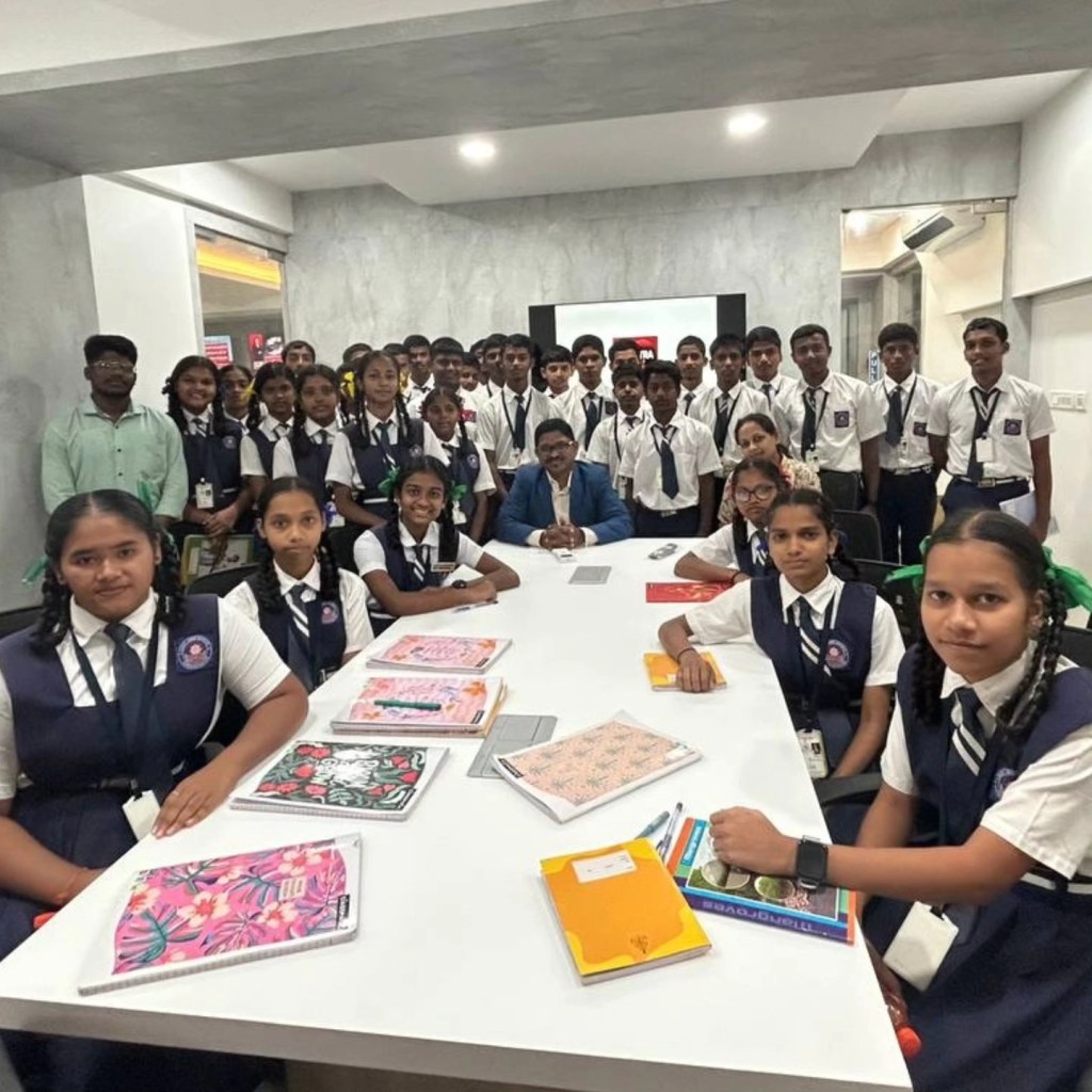 Connecting with the Young Minds of Sattari at Rashtra&nbsp;TV