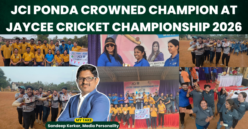 JCI Ponda Crowned Champion at Jaycee Cricket Championship&nbsp;2026